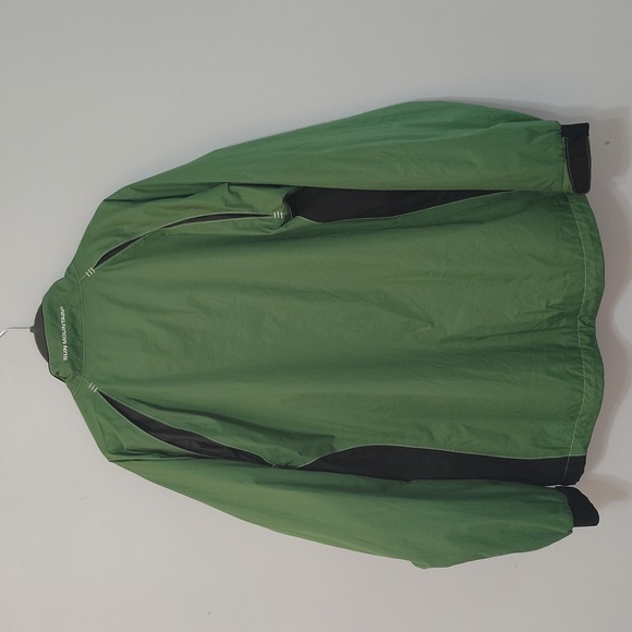 Sun Mountain Size XL Moonsoon Rain Jacket Green & Black Vacation Outdoors Hiking - Picture 2 of 11